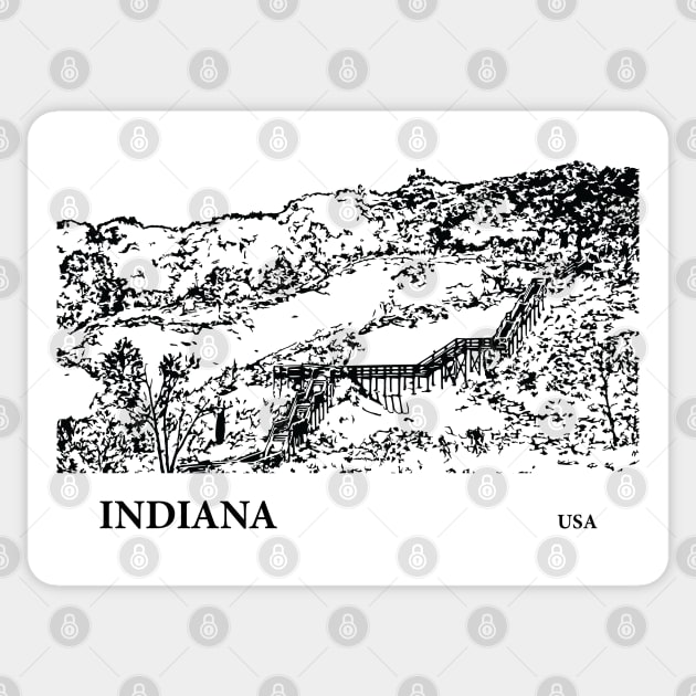 Indiana USA Sticker by Lakeric
